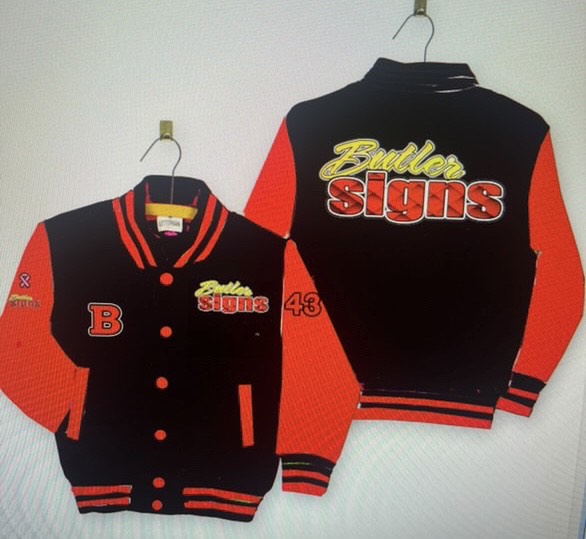Customized Butler Signs Red Sleeve