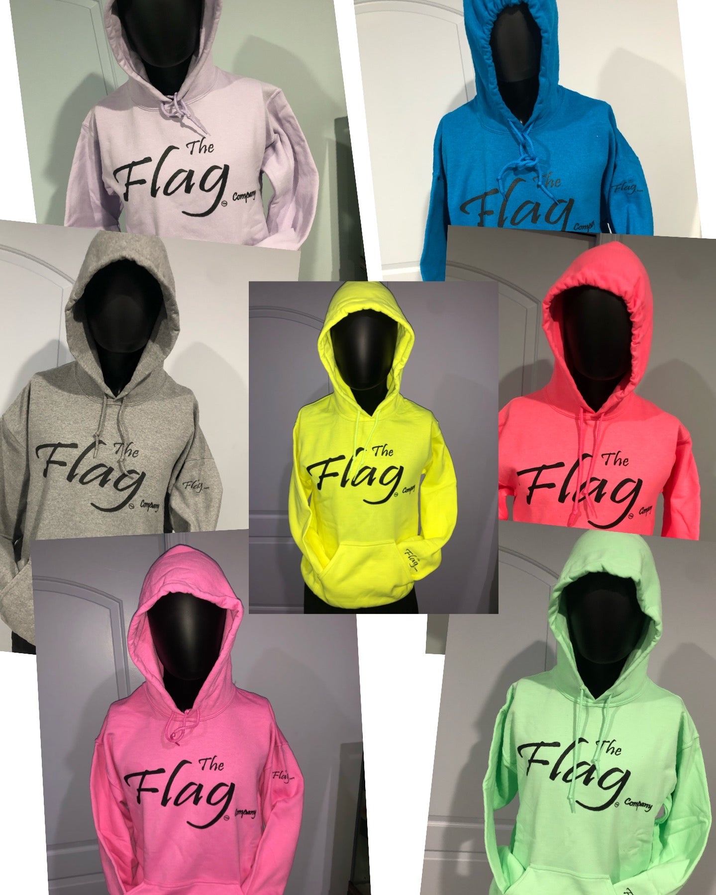 Classic Flag Hoodie (Multiple Colors)