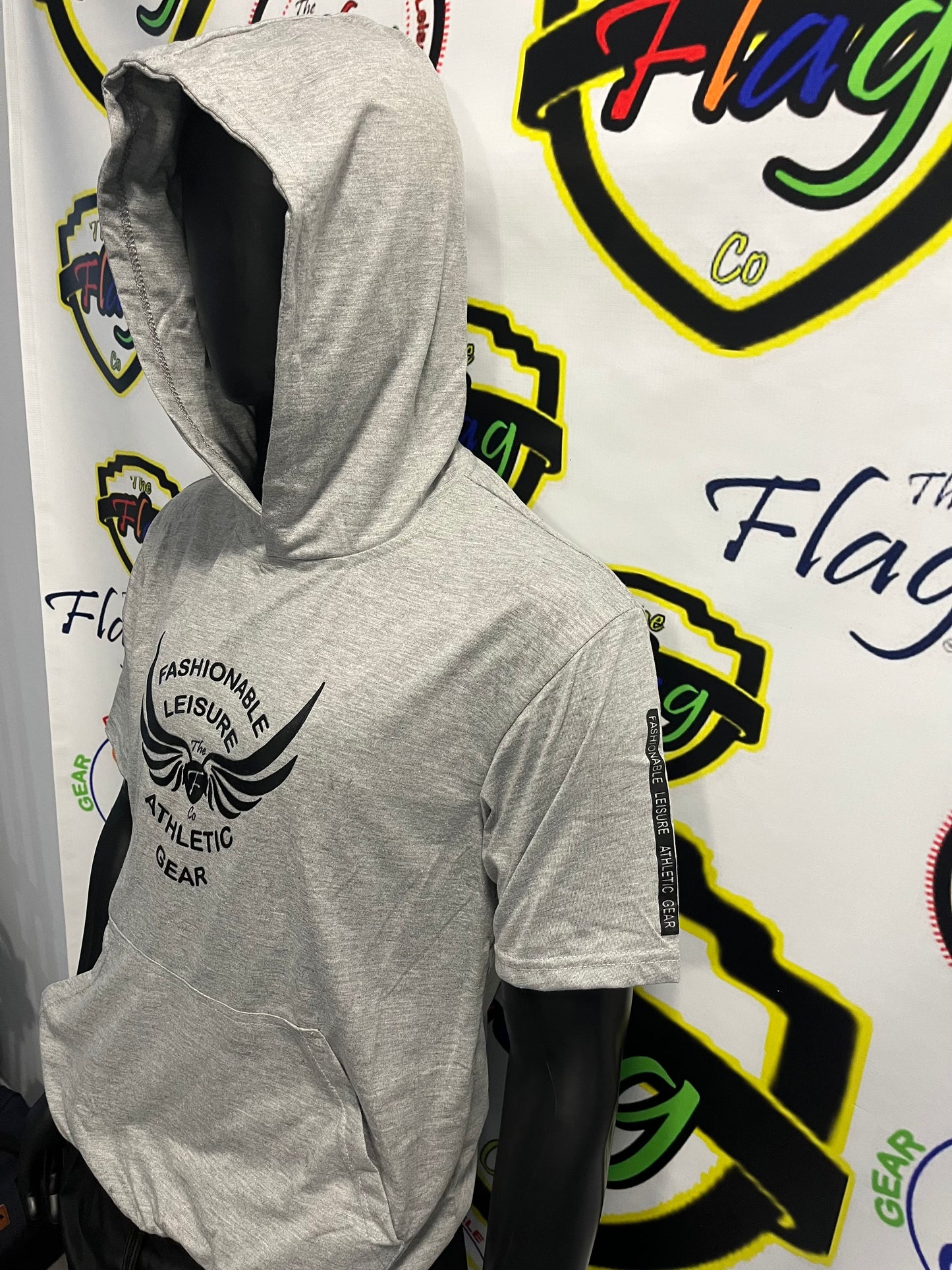 T-shirt Hoodie Grey