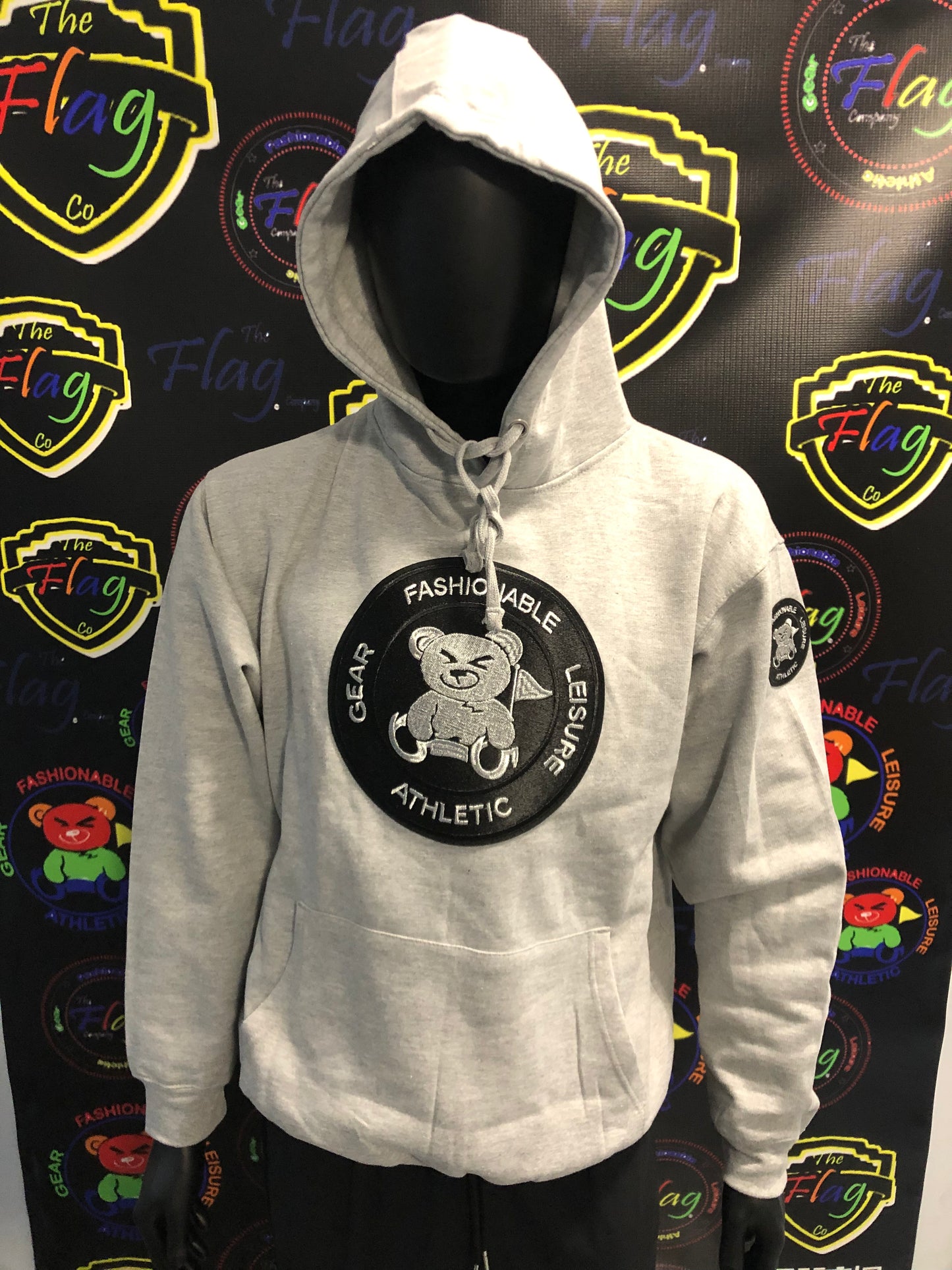 The Flag Company Bear Patch Hoodie