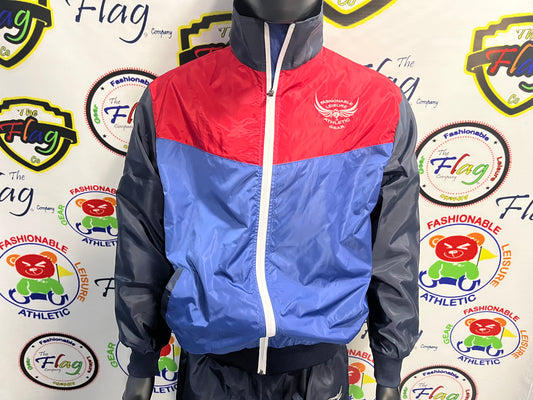 Tracksuit Jacket Navy/Red/Royal Blue