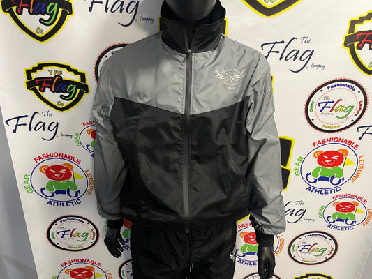 Tracksuit Jacket Black/Grey