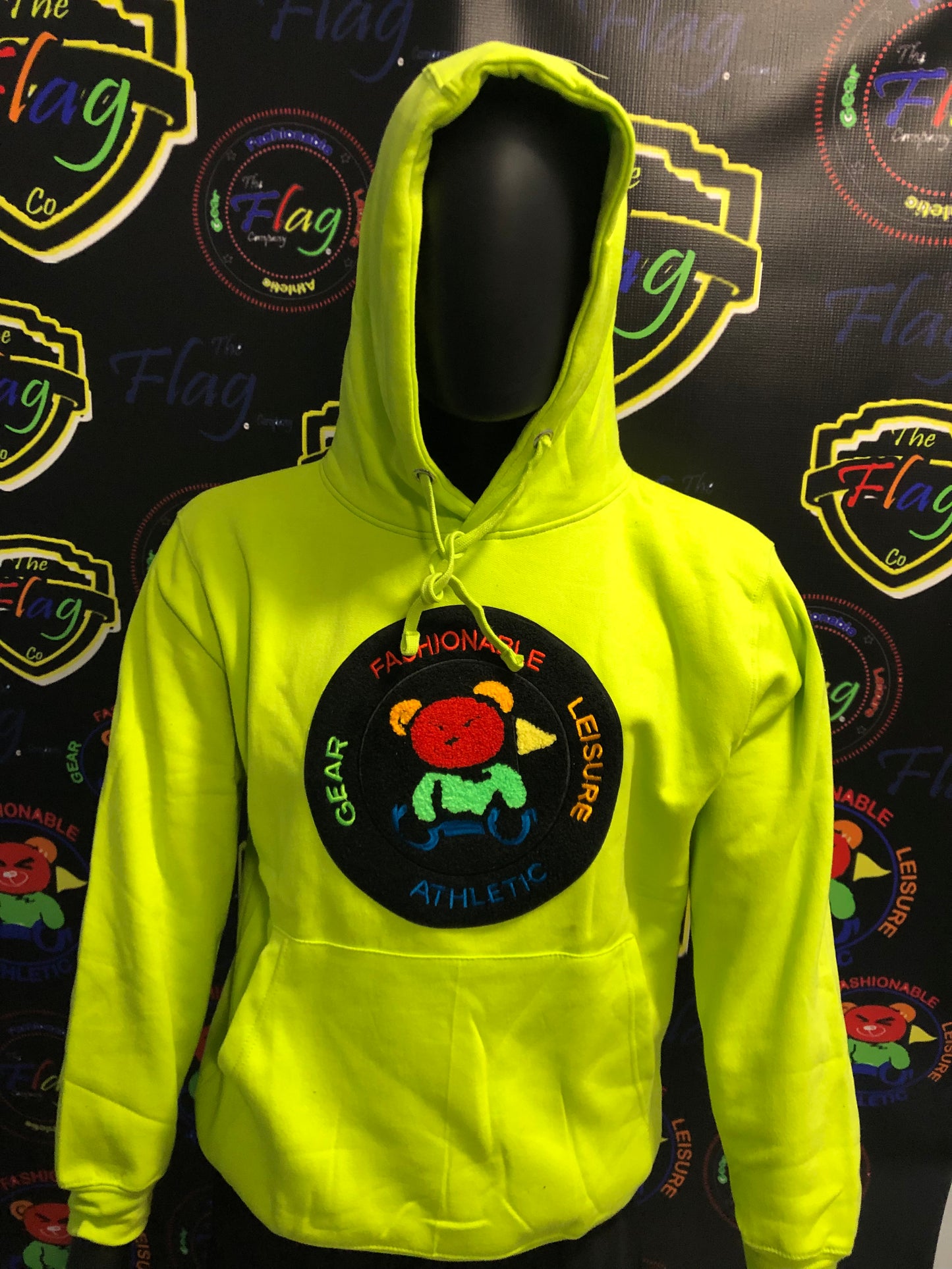 The Flag Company Bear Patch Hoodie